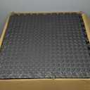 Puzzle Exercise Gym Flooring Mat, 3/4" Thick High-Density EVA Interlocking Tiles, Workout Mat for Home Gym, Fitness Equipment, MMA, Gymnastics, 24-Piece Shock-Absorbing Exercise Mat (96 Sq Ft) (Black)