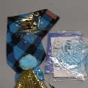 ADOGGYGO Dog Birthday Boy Bandana, Puppy 1st Birthday Party Supplies, Pet Party Hat Scarf Bowtie Banner Set for Small Medium Dogs (Small&Medium) (Blue)