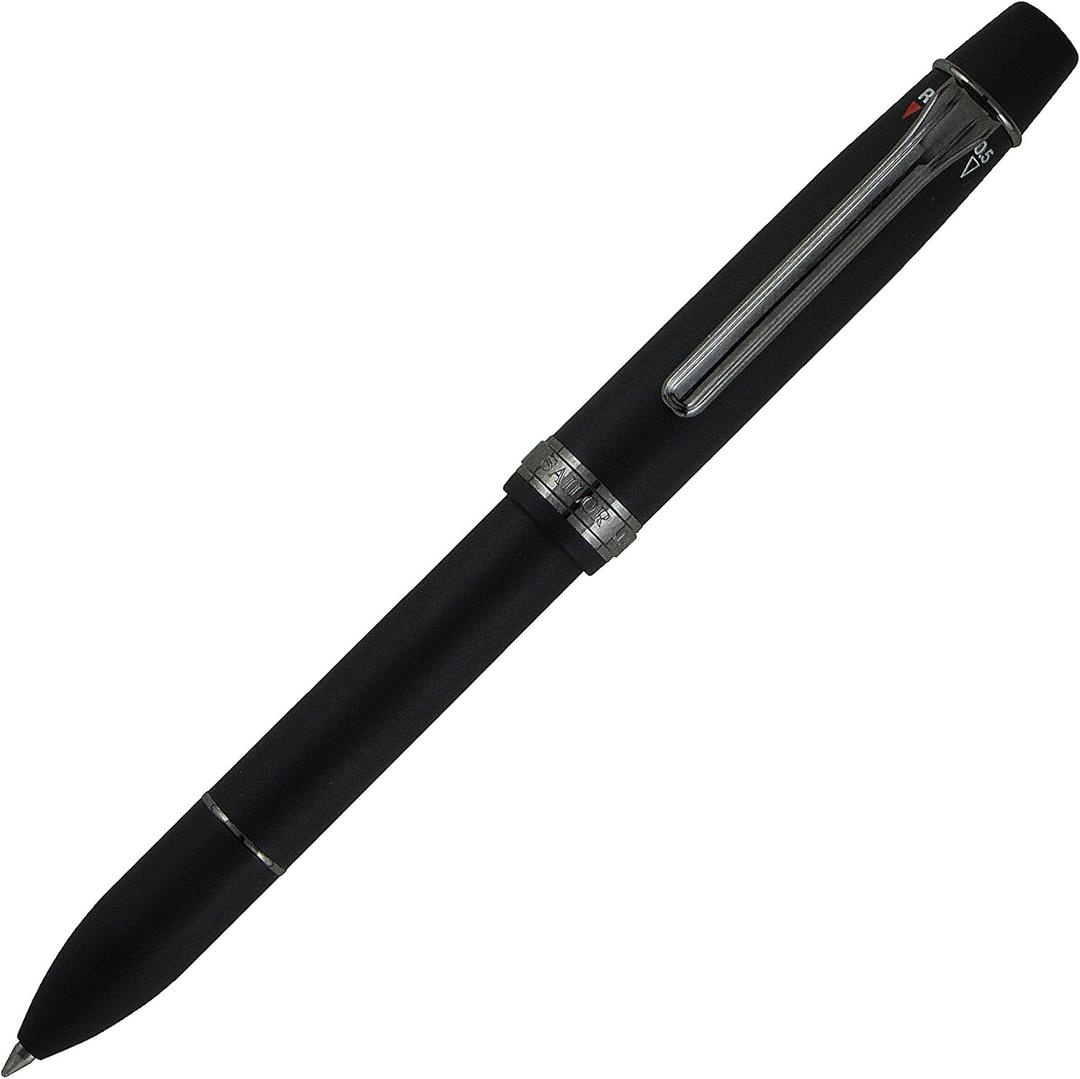 Sailor 16-0539-220 Fountain Pen, Multi-Functional Pen, 3 Colors + Sharp Professional Gear, Imperial Black 4