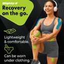 Waterproof Kinesiology Tape - 3 Rolls - Knee Support & Muscle Pain Relief - 16.4 ft Uncut Sports Kinetic Tape for Joint Stability - 50 Instructional Videos (Mixed)