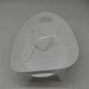 Dish Drying Rack Oval Shaped Drainer with Utensil Holder Plate Bowl Cutlery Storage Container Vegetable Basket Kitchen Counter Cabinet Organizer Utensil Holder Plate Bowl Basket, White