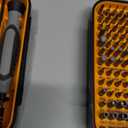 RARTOP Precision Screwdriver Set, 130 in 1 with 120 bits Repair Tool Kit, Magnetic Screwdriver Set with mini built-in box for Electronics iPhone Jewelers Game Console (130-IN-Orange)