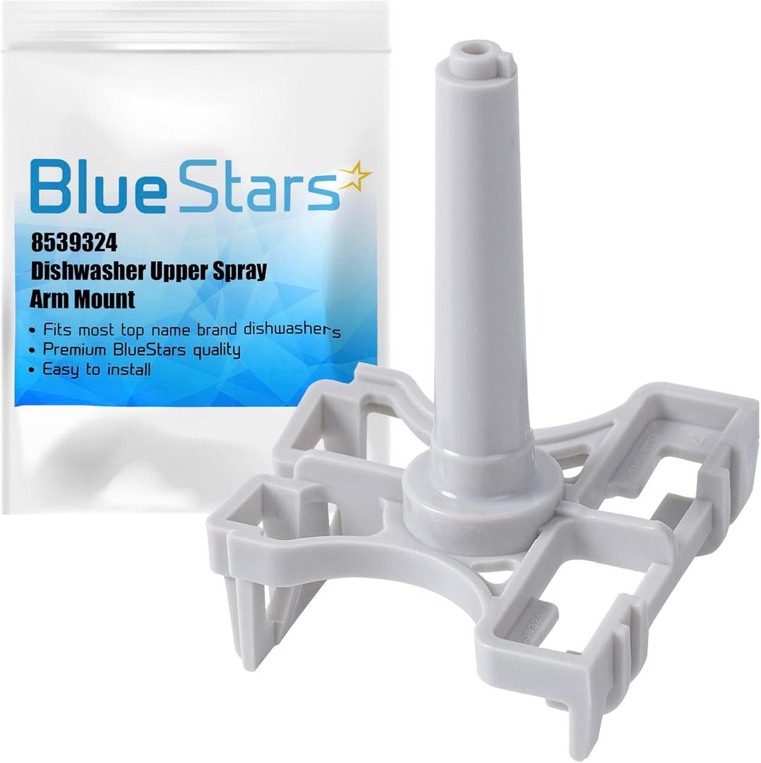 BlueStars 8539324 Dishwasher Upper Spray Arm Mount Replacement Part  Compatible with Whirlpool & Kenmore Dishwashers  Replaces 8268844 WP8539324VP AP6013024 PS11746245