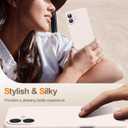 Goodon Magnetic for iPhone 16 Case with Screen Protector - Wireless Charging Compatible - Full Camera Protection - Shockproof Protective Silicone Phone Case for Women and Girls - Pale Pink