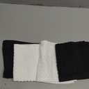 Infinitee Xclusives Premium Dish Cloth 100% Cotton 12 x 12 Inches |Pack of 4| - Ultra Soft Tea Towels - Highly Absorbent Kitchen Rags - Terry Dishcloth for Kitchen and Household Cleaning |Black|