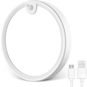 Youtob Rechargeable Motion Sensor Ceiling Light - USB Powered, 6500K Bright White, Auto-On LED Closet Lighting for Stairs, Porch, Hallway, Pantry with Long-Lasting Battery Life and Easy Installation