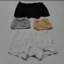 wirarpa Women's Boyshorts Panties Cotton Boxer Briefs for Ladies Underwear Shorts with Cotton Crotch 4 Pack S 