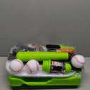 4 in 1 Kids Basketball Hoop and Tball Set for kids 3-5, Adjustable Height Toddler Basketball Hoop, Hanging Tee Baseball with Automatic Pitching Toddler Birthday Gift Outdoor Toys for 3-12 Years Old