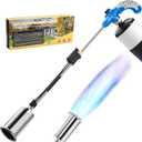 Weed Torch Propane Burner,High Output 1,800,000 BTU Weed Burner, Propane Blow Torch with Self Igniting and Flame Control Valve for Weeding, Melt Ice,Charcoal Starter(Fuel Not Included)