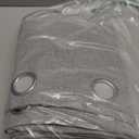 MIULEE 100% Blackout Linen Curtains for Bedroom Thermal Insulated Glacier Gray Grommet Room Darkening Curtains & Drapes for Living Room Nursery 52 x 84 Inch (2 Panels)