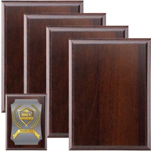 DIY Blank Award Plaques Personalized Engraved Plaques Wooden Trophy Gift for Thank You, Photo, School, Sports, Special Achievements, Retirement