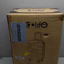 Coolife Hardside Carry-On Luggage with TSA Lock, Spinner Wheels, Telescopic Handle, Lightweight Suitcase (Dark Green, S(20in_carry on))