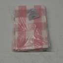 DII Buffalo Check Kitchen Collection, Classic Farmhouse Dishtowel Set, 20x30, Pink &White, 3 Piece
