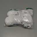 Nike Unisex Adult Everyday Cushioned Training No-Show Socks (6 Pairs) (Large, White/Black)