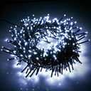 EcoNour 61.5 Ft 1500 LED Cluster Twinkle Lights for Easter Decorations, 8 Modes String Lights for Decoration with Timer and Memory Function, Elegant Cool White Fairy Lights for Magical Home & Indoor