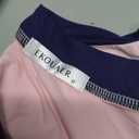 Ekouaer Nightgowns for Women 2 Pack Sleepshirts Short Sleeve Nightshirt V Neck Sleepwear Casual Pajama Dress (M)
