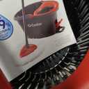 O-Cedar EasyWring Microfiber Spin Mop, Bucket Floor Cleaning System, Red, Gray, Standard