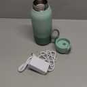 Momcozy Portable Milk Warmer for Travel  Dual Heating Modes for Breast Milk & Water, Portable Bottle Warmer with Fast Heating & Long Battery Life, 17 Ounces Large Capacity to Meet Your All-Day Needs (Green)