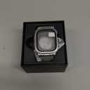 Goton 3 in 1 Waterproof Case with Band for Apple Watch with Built-in Tempered Glass Screen Protector 42mm, 360 Shockproof Bumper Face Cover with Band for Apple Watch Series 11 Series 10, 42mm (Titanium)