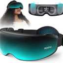 RENPHO Eye Massager with Mist & Temple Massage, Valentine's Day Birthday Gifts for Women Men Mom Her,FSA Eligible HSA Temple Massager for Migraines,Head Circumferences 21.7in to 27.5in Eyeris Caligo