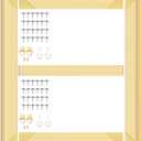 ECOIOU DIY Canvas Stretcher Bars 24X36 Inch Canvas Frame, Sturdy Stretcher Frames for Oil Paintings, Prints, Paint by Numbers & Posters, Thickness 11/16" x Width 1-1/2" (Need Extra Size to wrap Around The Frame)