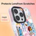 ChiCsFleur for iPhone 16 Case, TPU Phone case with Camera Protection for Women Girls Teens - Coquette Collage Bow Ginger Dog Wine Disco Ball Pink Blue Beach Y2K Sorority Aesthetic Unique (WhisperOcean)