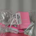 Aquasonic Vibe Series Ultra-Whitening Toothbrush  ADA Accepted Electric Toothbrush - 8 Brush Heads & Travel Case  40,000 VPM Motor & Wireless Charging - 4 Modes w Smart Timer  Electric Pink