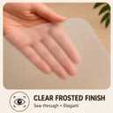 Heavy Duty Chair Mat, 36" x 48" Clear Frosted PVC Chair Mat, 1.5mm Floor Protector for Rolling Chairs, Wood and Tile Floors, Home Office