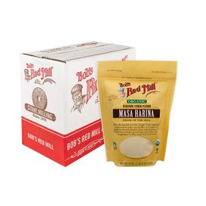 Bob's Red Mill Organic Masa Harina Flour, 24oz (Pack of 4) - Non GMO, Vegan, Kosher (EXP 10/15/25)