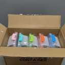 UMEIED 10 PACK Glass Food Storage Containers with Leak Proof Lids, Glass Airtight Meal Prep Containers Set for Lunch, On the Go, Leftover, Kitchen Pantry Organizers and Storage (Multicolor)