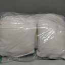 Pinch Pleat 72x96 Inch Linen Curtains for Living Room Divider Custom Pleated Drapes with Hooks Rings Light Filtering Cream Birch Sheer Curtain 96 Inch Length for Patio Sliding Door Ceiling Window 8Ft (Natural)