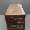 LIKIMIO 3 Inch Mattress Topper Twin XL, Cooling Gel Infused Ventilated Memory Foam Bed Topper, Firm Mattress Pad with Removable Cover, Pressure Relief & Non-Slip, Dorm/Guest, CertiPUR-US Certified