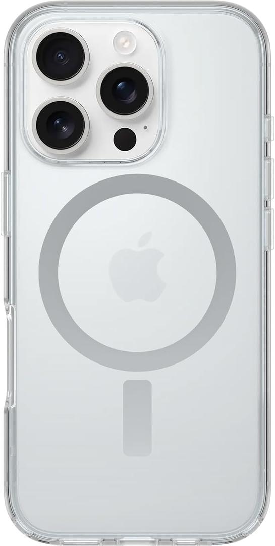 OtterBox iPhone 17 Symmetry Series Clear Case - Clear Snaps to MagSafe, Ultra-Sleek, Raised Edges Protect Camera & Screen, Ultra-Thin, Sleek iPhone Case