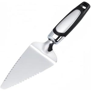 Pie Server Spatula,Stainless Steel Cake Cutter Slicer,Pizza Tart Dessert Cutter,Black