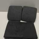 Lateral Support for Wheelchair Lateral Support Cushion with Adjustable Side Panels for Wheelchairs,Wheelchair Stabilizer Attachment Chair Side Pads,Lateral Foam Wedge for Elderly (Black)