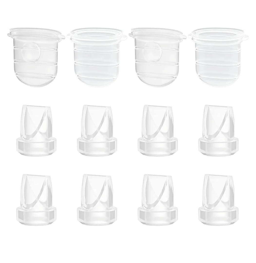 TOVVILD 12PCS M6 Duckbill Valves & Silicone Diaphragm Compatible with Momcozy Mobile Style, Not Original M6 Replacement Parts