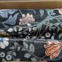 10x12 Area Rugs for Living Room: Floral Washable Rug Vintage Large Soft Boho Non-Slip Carpet Indoor Stain Resistant Low Pile Carpets for Bedroom Dining Room Farmhouse Nursery Home Office Dark Black