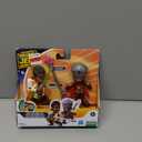 Star Wars: Young Jedi Adventures Pop-UpLightsaber Duel, Kai Brightstar & Taborr Action Figures, 4-Inch Scale Toys, Preschool Toys for 3 Year Old Boys & Girls