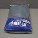 MIULEE Dusty Blue Linen Curtains 90 Inch Long 2 Panels for Bedroom Living Room, Soft Thick Linen Textured Window Drapes Semi Sheer Light Filtering Rod Pocket Back Tab Light Blue Burlap Look Decor