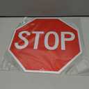 2-pack Stop Signs Red Stop Signage Aluminum Traffic Sign Warning Sign with 2 Pre-drilled Mount Holes, 30 X 30 cm