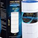 POOLPURE PA150S Pool Filter Replaces Hayward CX150XRE, Hayward SwimClear C150S, PA150S, Ultral-D4, 150 sq.ft Filter Cartridge 1 PACK