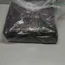 B FSOBEIIALEO Storage Ottoman Small Cube Foot Rest Seat Faux Leather, Brown 12.6"X12.6"X12.6" (2 Pack)