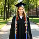 5th Grade Graduation Lei, Class of 2026 Braided Ribbon Leis with Pins, 5th Grade Graduation Gifts for Boys Girls Kids Fifth Grade Graduation Party Favors Supplies