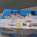 Upgraded Drum Set for Toddler Toy Ages 2-4 Kids Jazz Drums Kit with Stool Musical Instrument Toys for 3 4 5 Year Old Girls Boys Gifts