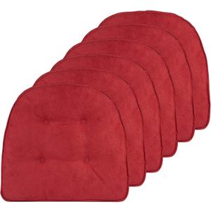 Non-Slip Chair Cushions, Assembled in USA, U-Shaped Skid-Proof Seat Pads for Dining Room, Kitchen, Office, 15"x16"