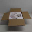 Bestier Modern Pendant Chandelier Crystal Raindrop Lighting Ceiling Light Fixture Lamp for Dining Room Bathroom Bedroom Livingroom entryway 3 E12 Bulbs Required D16 in x H18 in (Chrome)