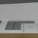 FOTOSOK Bathroom Storage Cabinet, Bathroom Cabinet with 4 Drawers, 11.8 x 11.8 x 32.5 Freestanding Entryway Cupboard Storage Organizer Unit Home Furniture Decor, Grey