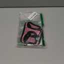 Best Pet Supplies Voyager Step-in Air Harness - All Weather Mesh, Reflective, No Pull Harness for Dogs, Cats - Secure with Hook & Loop Fastener, Buckle, Double D-Rings - Pink/Black Trim, XXXS (XXXS (Chest: 11 - 12"))