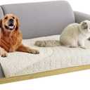 Waterproof and Anti-Slip Dog Bed Cover and Pet Blanket Sofa Pet Bed Mat car Incontinence Mattress Protectors Furniture Couch Cover for Most Cats Dogs, Pets30x70-Ivory (30x70Inch (Pack of 1))
