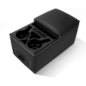 Center Console, Universal Bench Seat Center Console Front Seat Car Organizer, Center Console for Truck & Minivan & Car& SUV Cab Front Seat Storage Box (Regular)